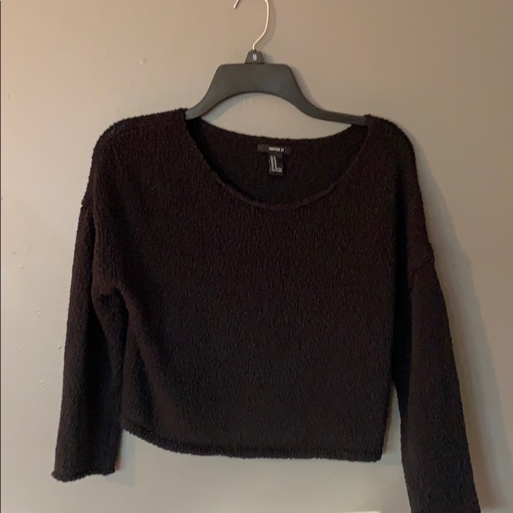 Black forever 21 sweater size medium